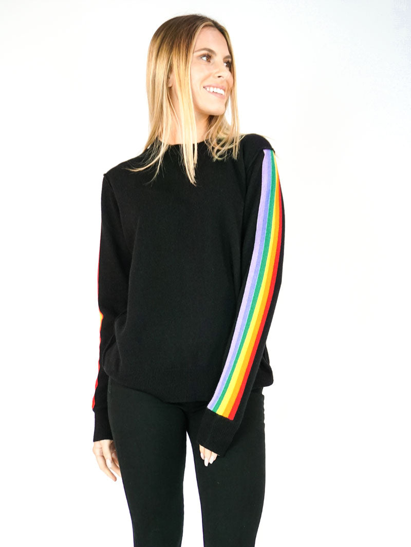 Black Rainbow Comfy Crew